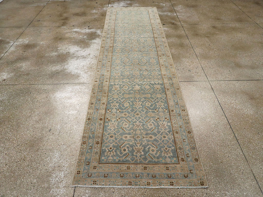 Antique Persian Malayer Runner, No.32046 - Staging
