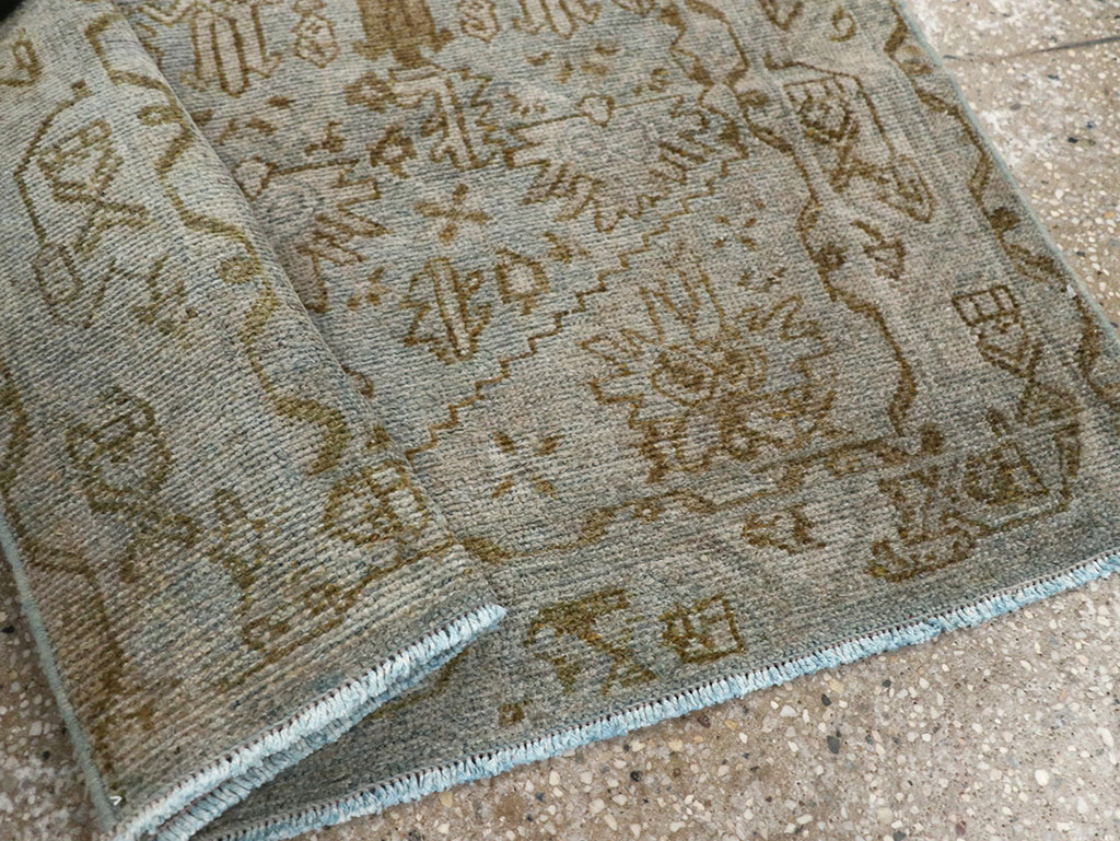 Vintage Persian Malayer Throw Rug, No.32048 - Staging