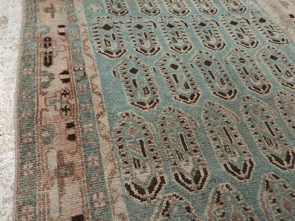 Vintage Persian Malayer Throw Rug, No.32051 - Staging