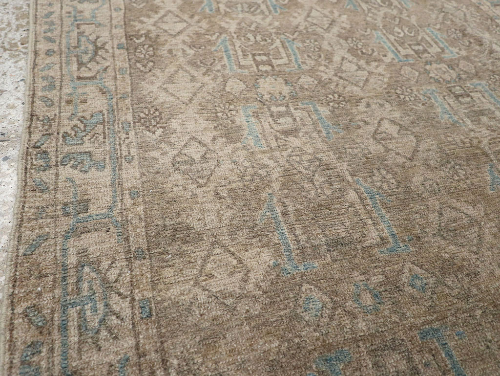Vintage Persian Malayer Throw Rug, No.32052 - Staging
