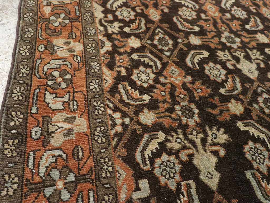 Antique Persian Malayer Accent Rug, No.32056 - Staging