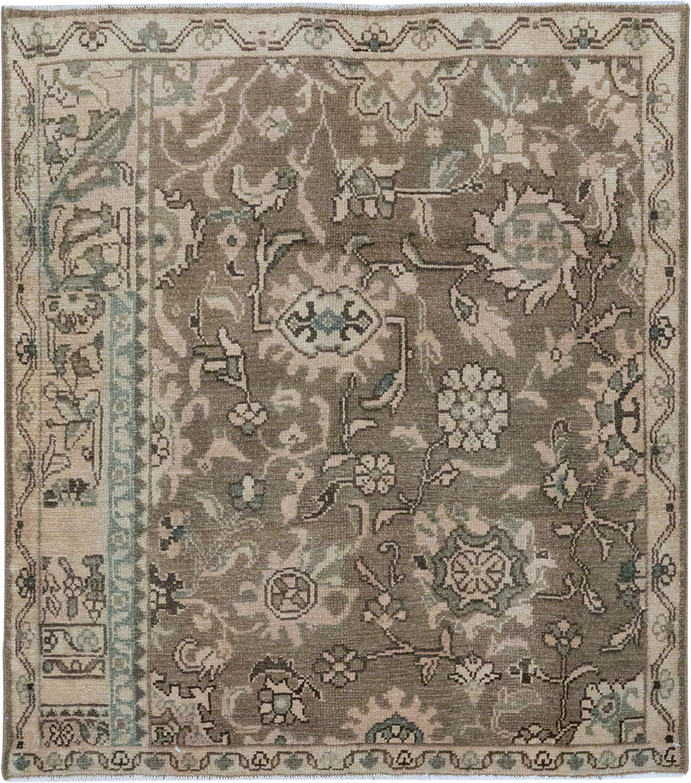 Vintage Persian Malayer Sampler Rug, No.32057 - Staging