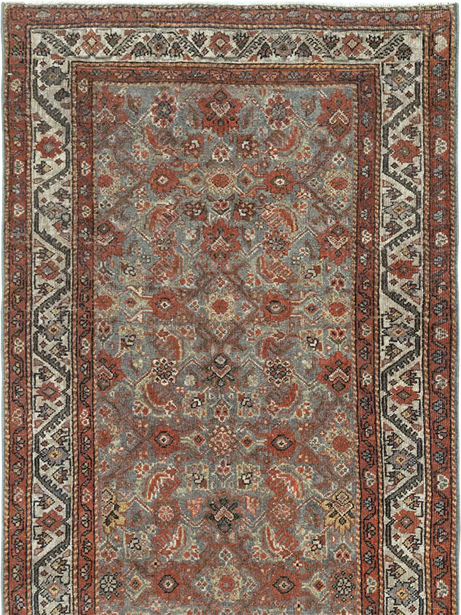 Antique Persian Malayer Runner, No.32058 - Staging