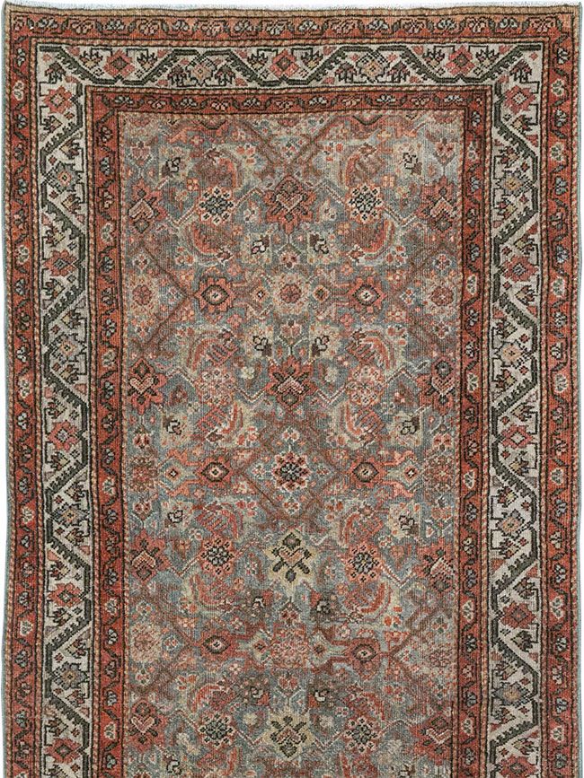 Antique Persian Malayer Runner, No.32058 - Staging