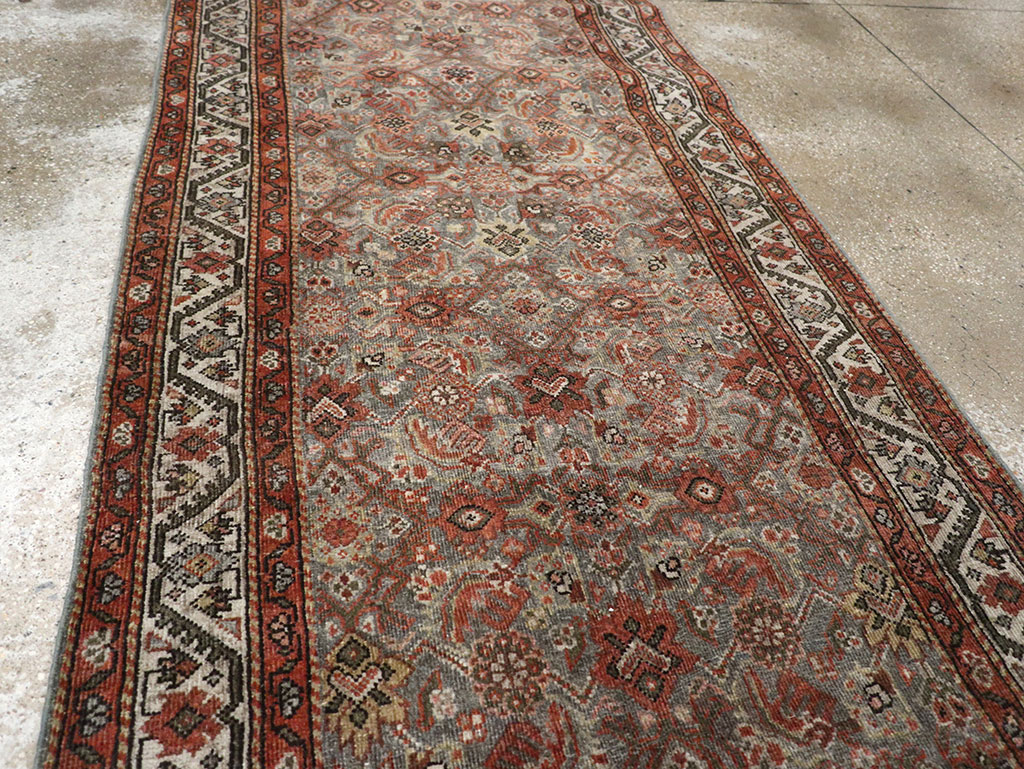 Antique Persian Malayer Runner, No.32058 - Staging