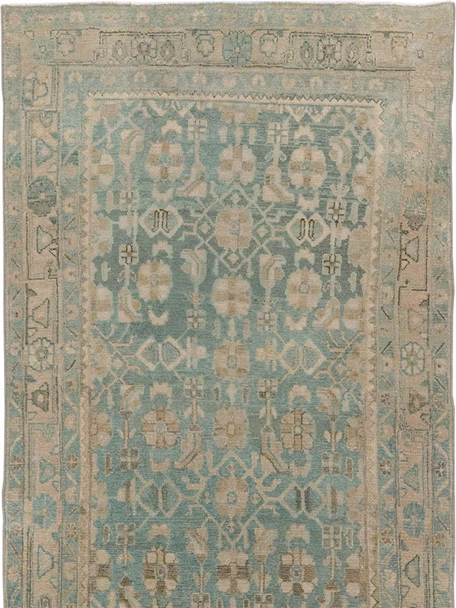 Antique Persian Malayer Long Runner, No.32062 - Staging