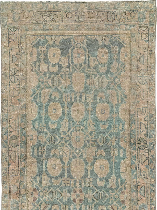 Antique Persian Malayer Long Runner, No.32062 - Staging