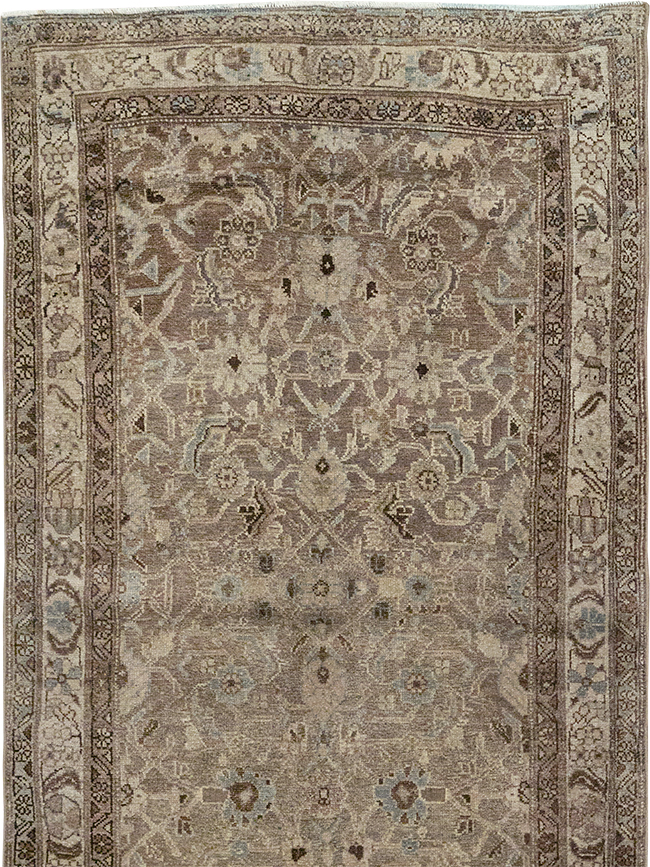 Antique Persian Malayer Long Runner, No.32064 - Staging