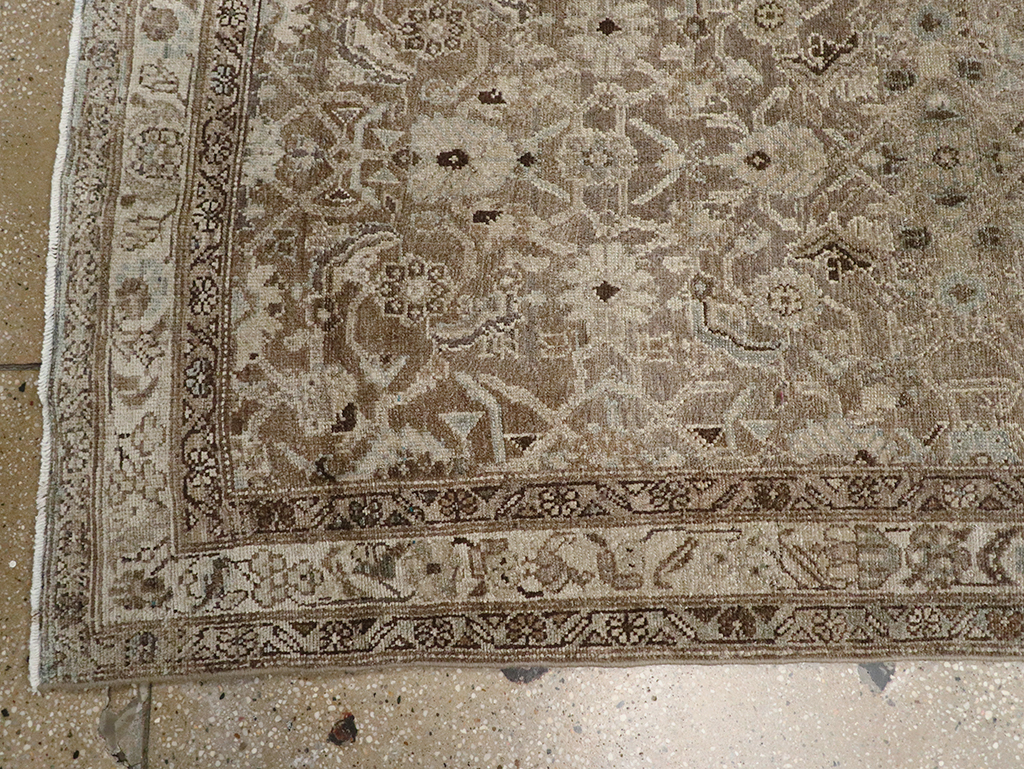 Antique Persian Malayer Long Runner, No.32064 - Staging