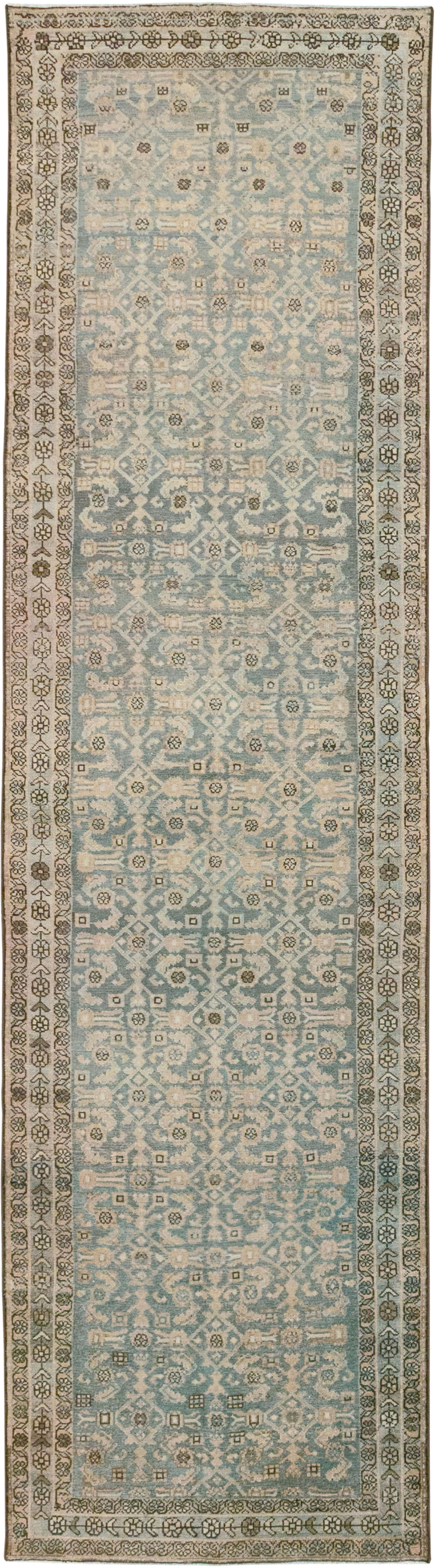 Antique Persian Malayer Runner, No.32065 - Staging