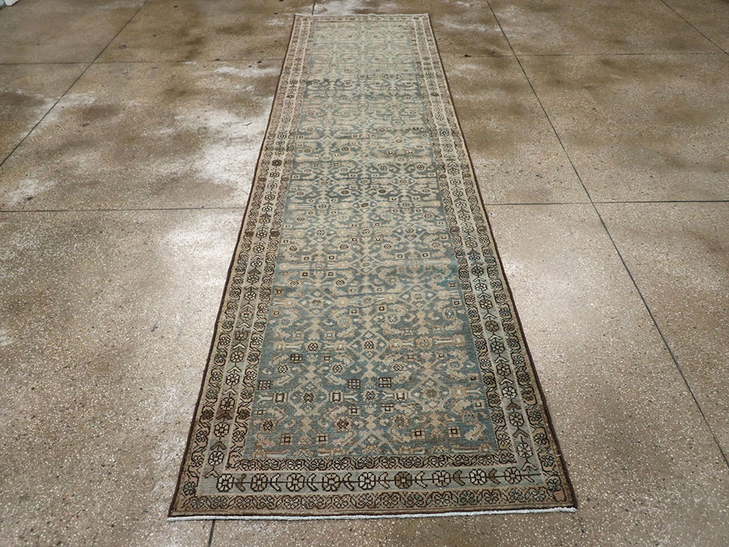 Antique Persian Malayer Runner, No.32065 - Staging