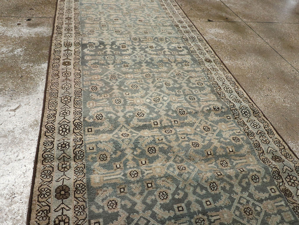 Antique Persian Malayer Runner, No.32065 - Staging