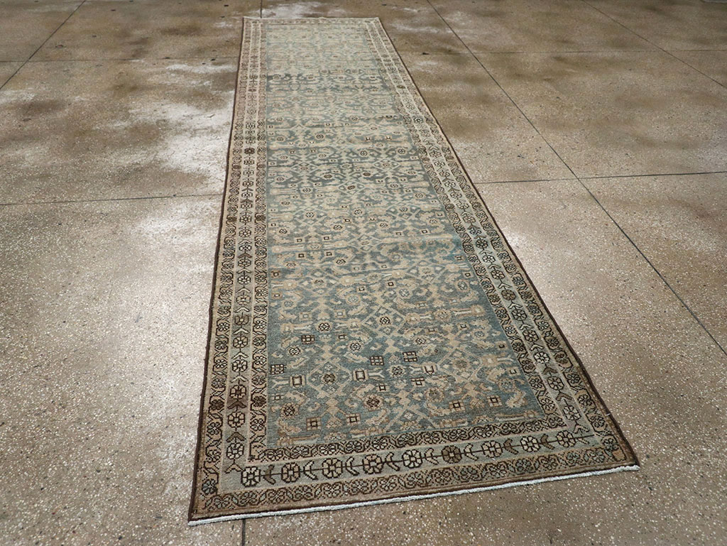 Antique Persian Malayer Runner, No.32065 - Staging