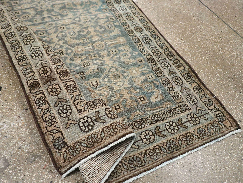 Antique Persian Malayer Runner, No.32065 - Staging