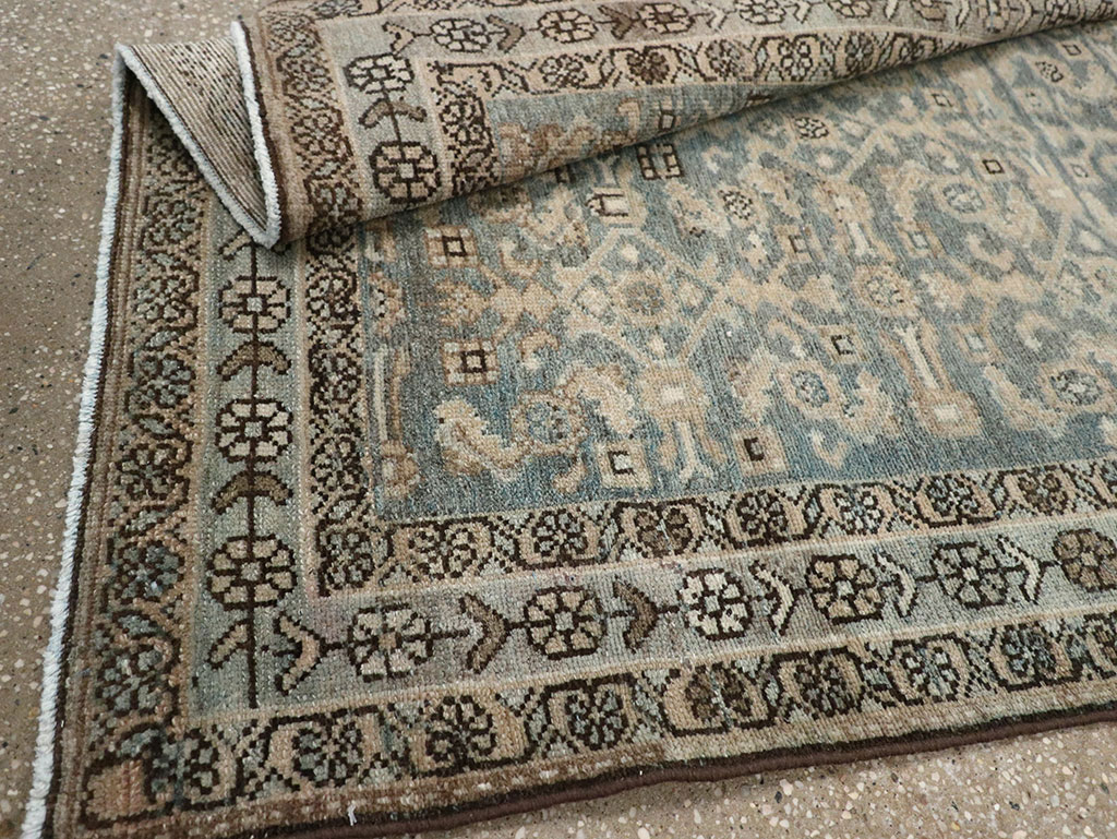 Antique Persian Malayer Runner, No.32065 - Staging