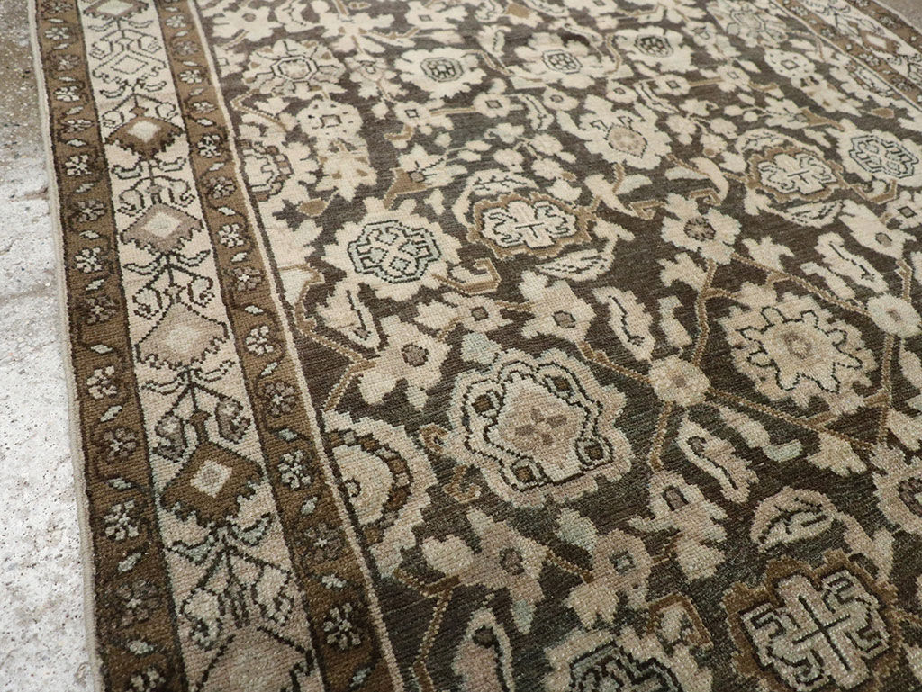 Vintage Persian Malayer Accent Rug, No.32069 - Staging