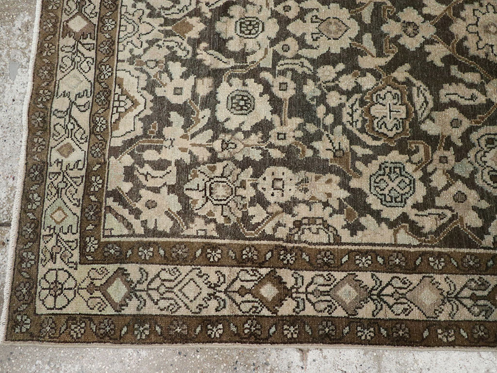 Vintage Persian Malayer Accent Rug, No.32069 - Staging