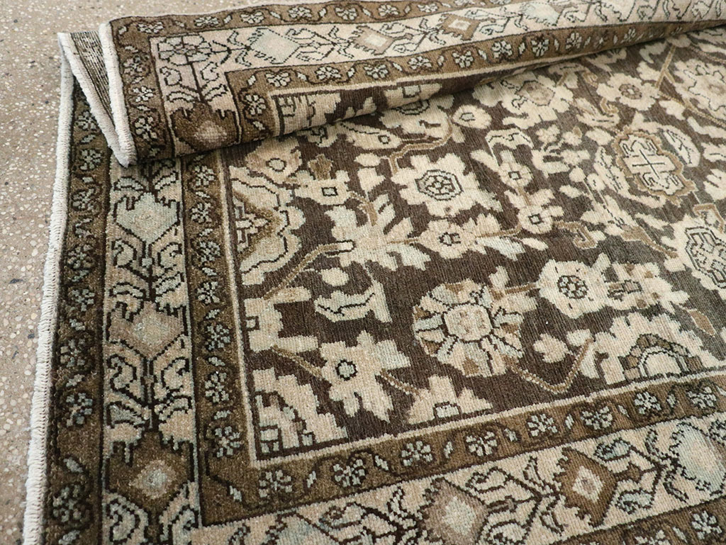 Vintage Persian Malayer Accent Rug, No.32069 - Staging