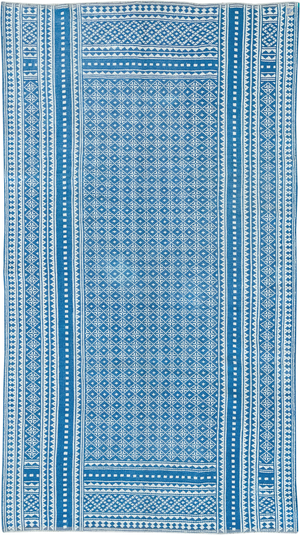 Vintage Persian Flatweave Kilim Accent Rug, No.32078 - Staging