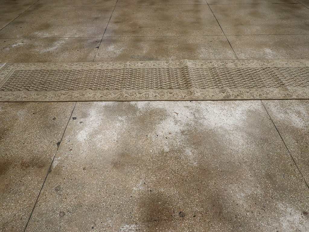 Antique Persian Mahal Runner, No.32079 - Staging