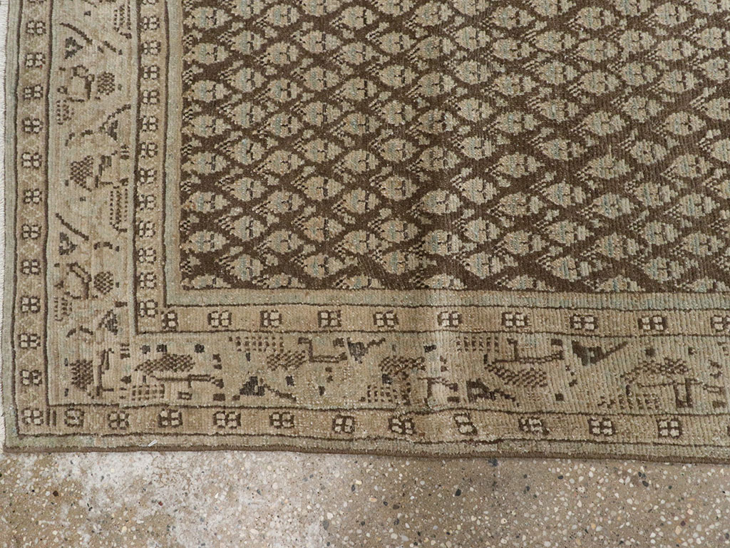 Antique Persian Mahal Runner, No.32079 - Staging