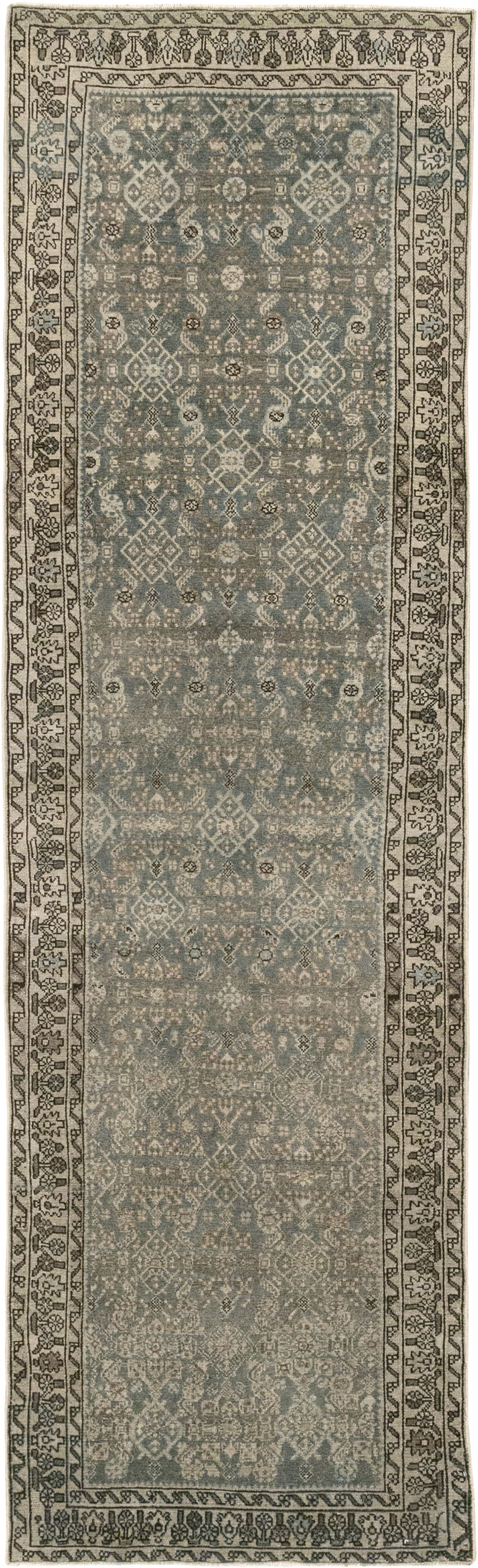 Antique Persian Malayer Runner, No.32085 - Staging