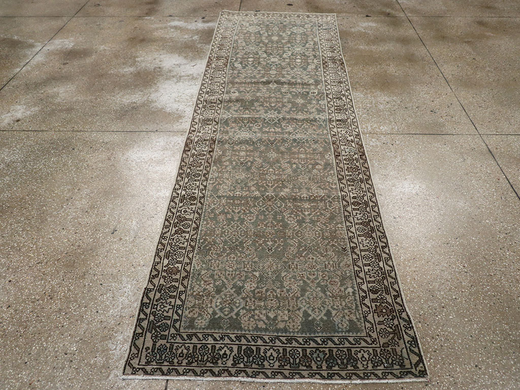 Antique Persian Malayer Runner, No.32085 - Staging