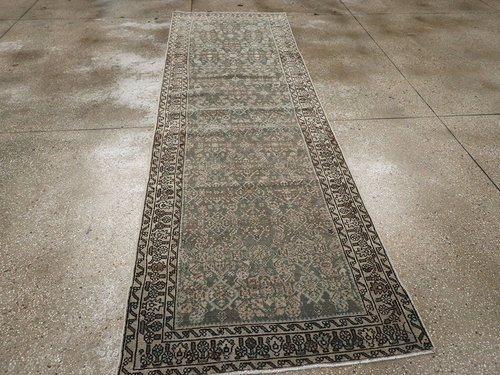 Antique Persian Malayer Runner, No.32085 - Staging