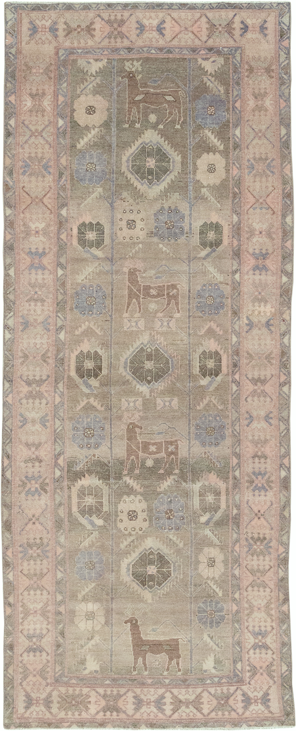 Vintage Persian Malayer Runner, No.32097 - Staging