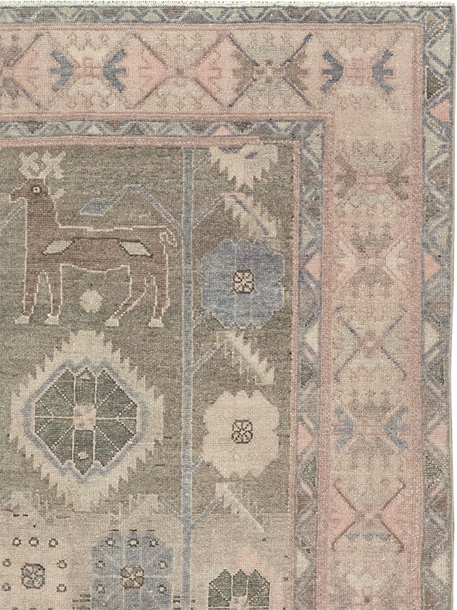 Vintage Persian Malayer Runner, No.32097 - Staging