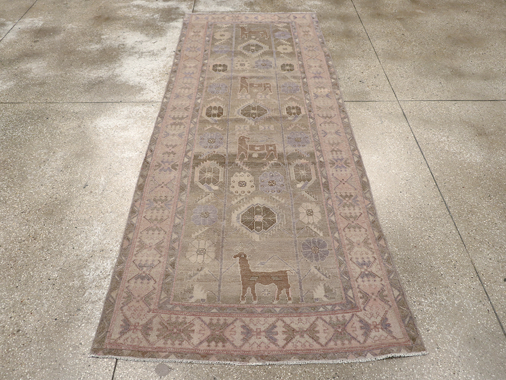 Vintage Persian Malayer Runner, No.32097 - Staging