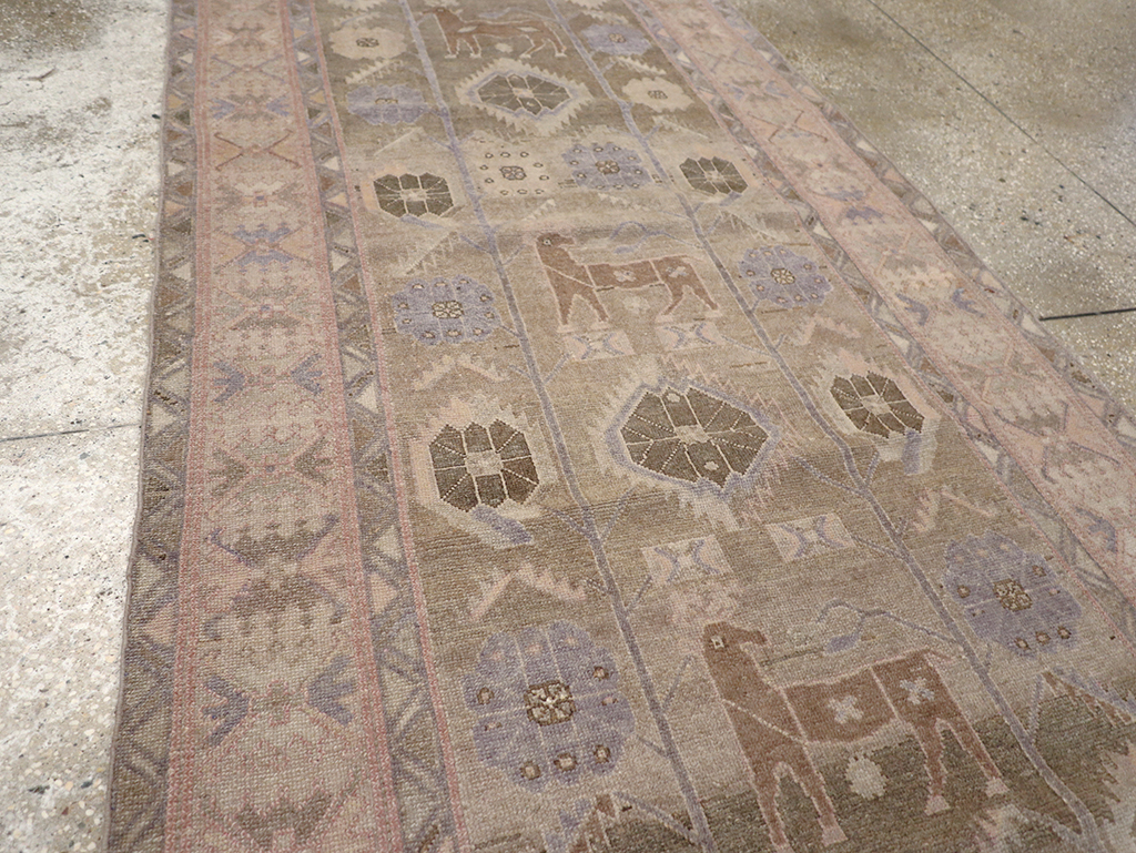 Vintage Persian Malayer Runner, No.32097 - Staging
