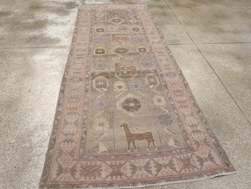 Vintage Persian Malayer Runner, No.32097 - Staging