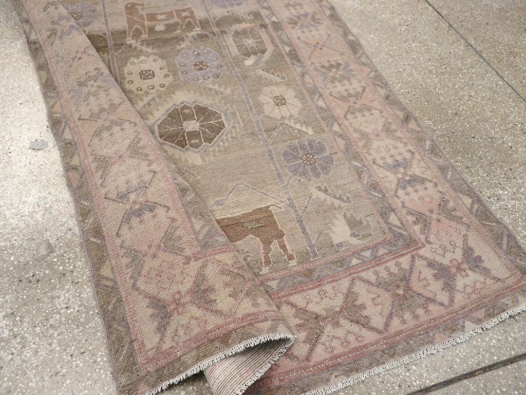 Vintage Persian Malayer Runner, No.32097 - Staging
