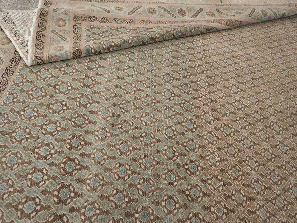 Vintage Persian Malayer Accent Rug, No.32104 - Staging