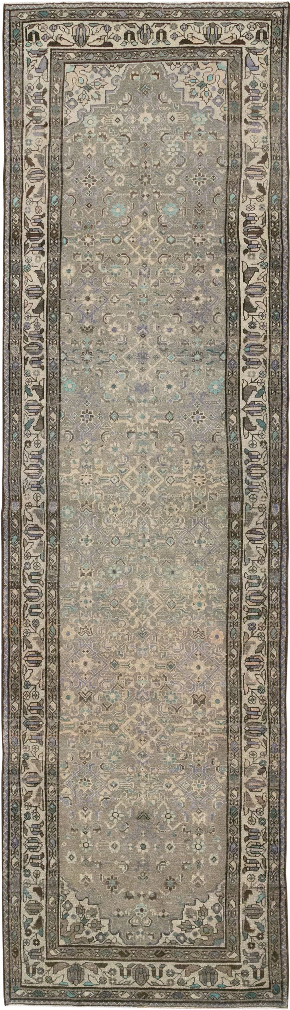 Vintage Persian Malayer Runner, No.32106 - Staging