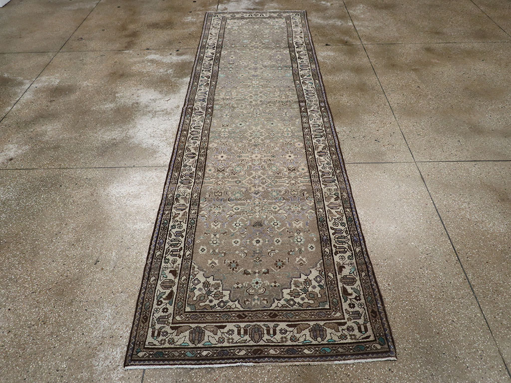 Vintage Persian Malayer Runner, No.32106 - Staging