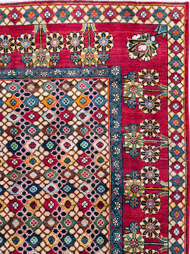 Vintage Persian Mahal Gallery Rug, No.32117 - Staging
