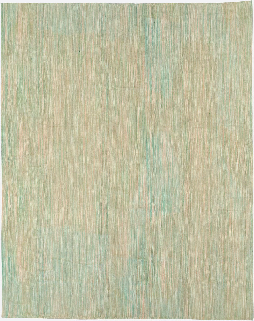 Modern Turkish Flatweave Kilim Room Size Carpet, No.32122 - Staging