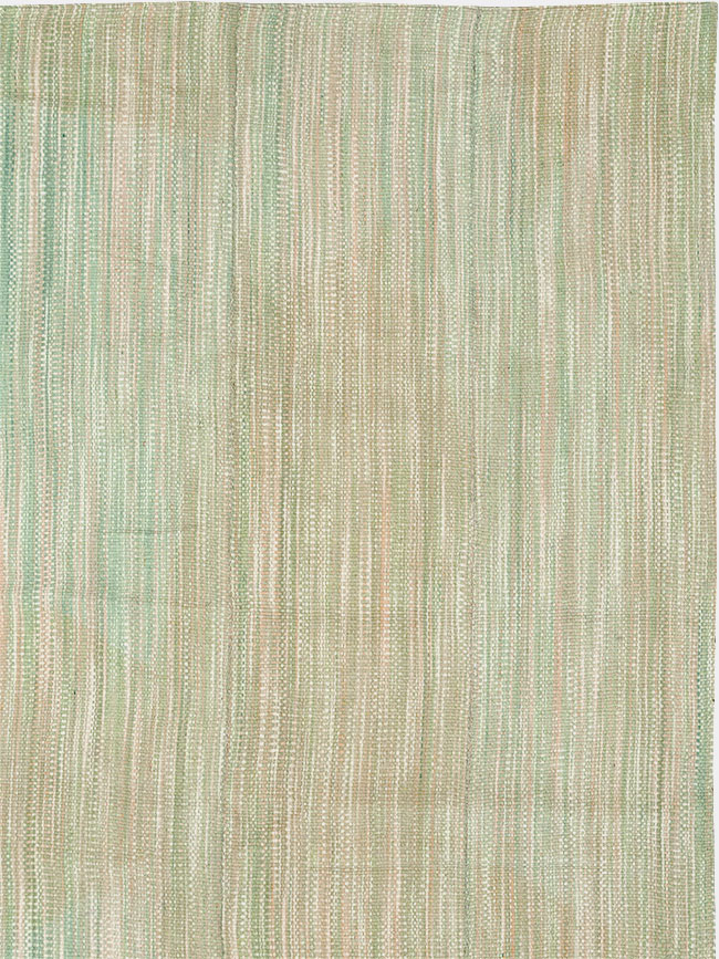 Modern Turkish Flatweave Kilim Room Size Carpet, No.32122 - Staging