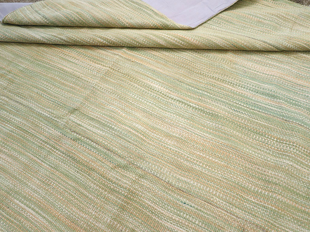 Modern Turkish Flatweave Kilim Room Size Carpet, No.32122 - Staging