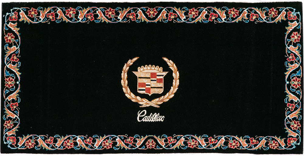 Vintage Persian Tabriz Pictorial Throw Rug, No.32125 - Staging