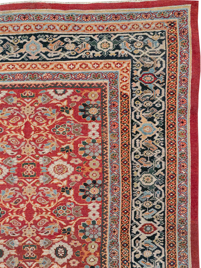 Antique Persian Mahal Carpet, No.32128 - Staging