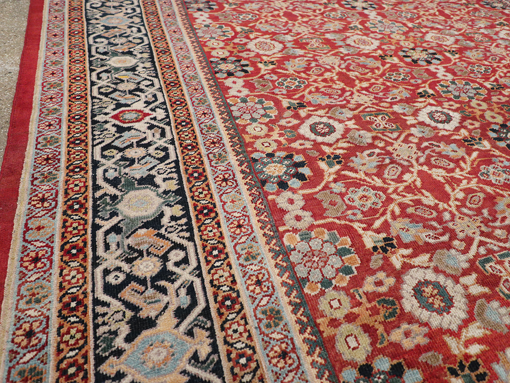 Antique Persian Mahal Carpet, No.32128 - Staging