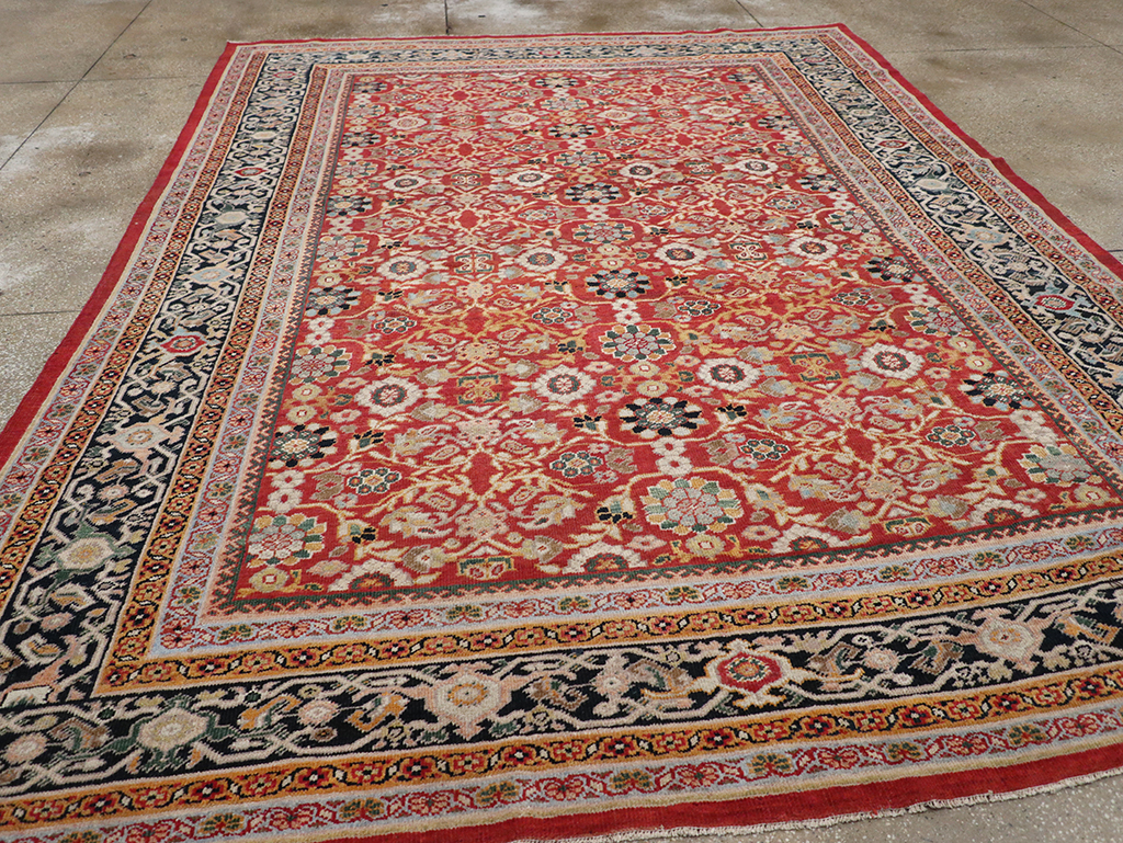 Antique Persian Mahal Carpet, No.32128 - Staging
