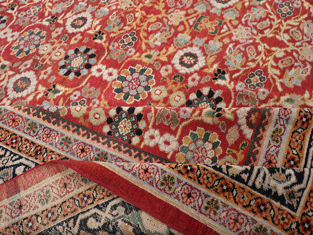 Antique Persian Mahal Carpet, No.32128 - Staging