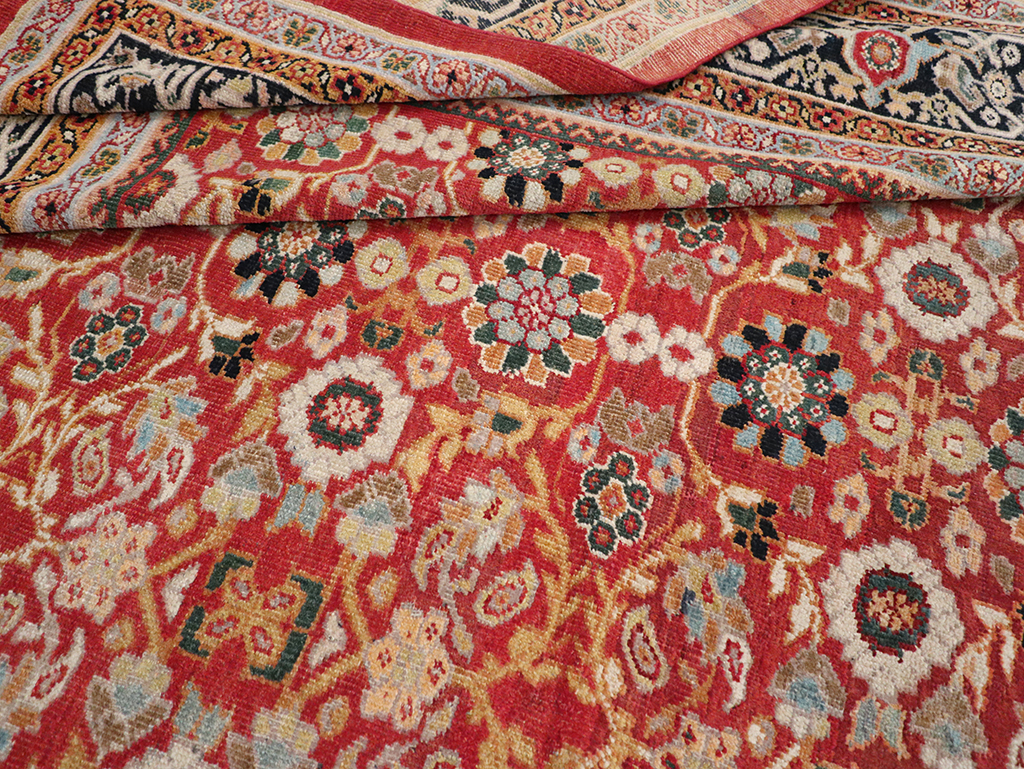 Antique Persian Mahal Carpet, No.32128 - Staging