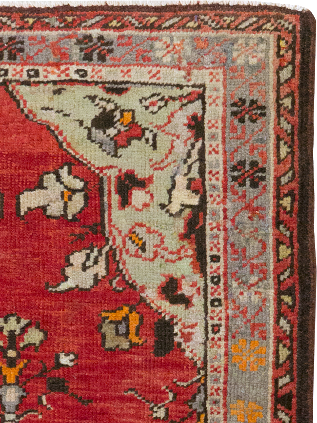 Vintage Turkish Anatolian Throw Rug, No.32147 - Staging