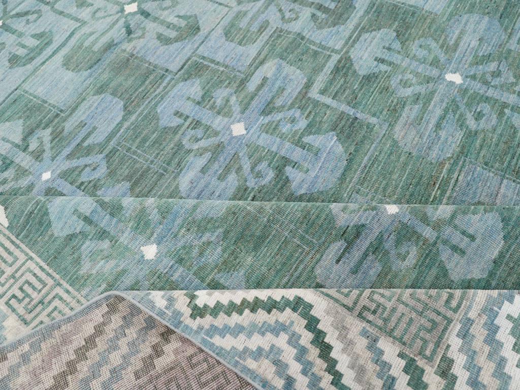 Modern East Turkestan Khotan Room Size Carpet, No.32162 - Staging