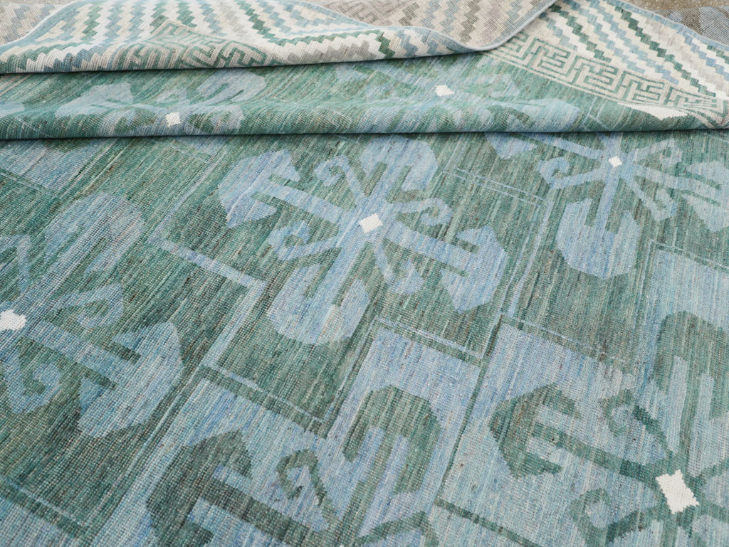 Modern East Turkestan Khotan Room Size Carpet, No.32162 - Staging